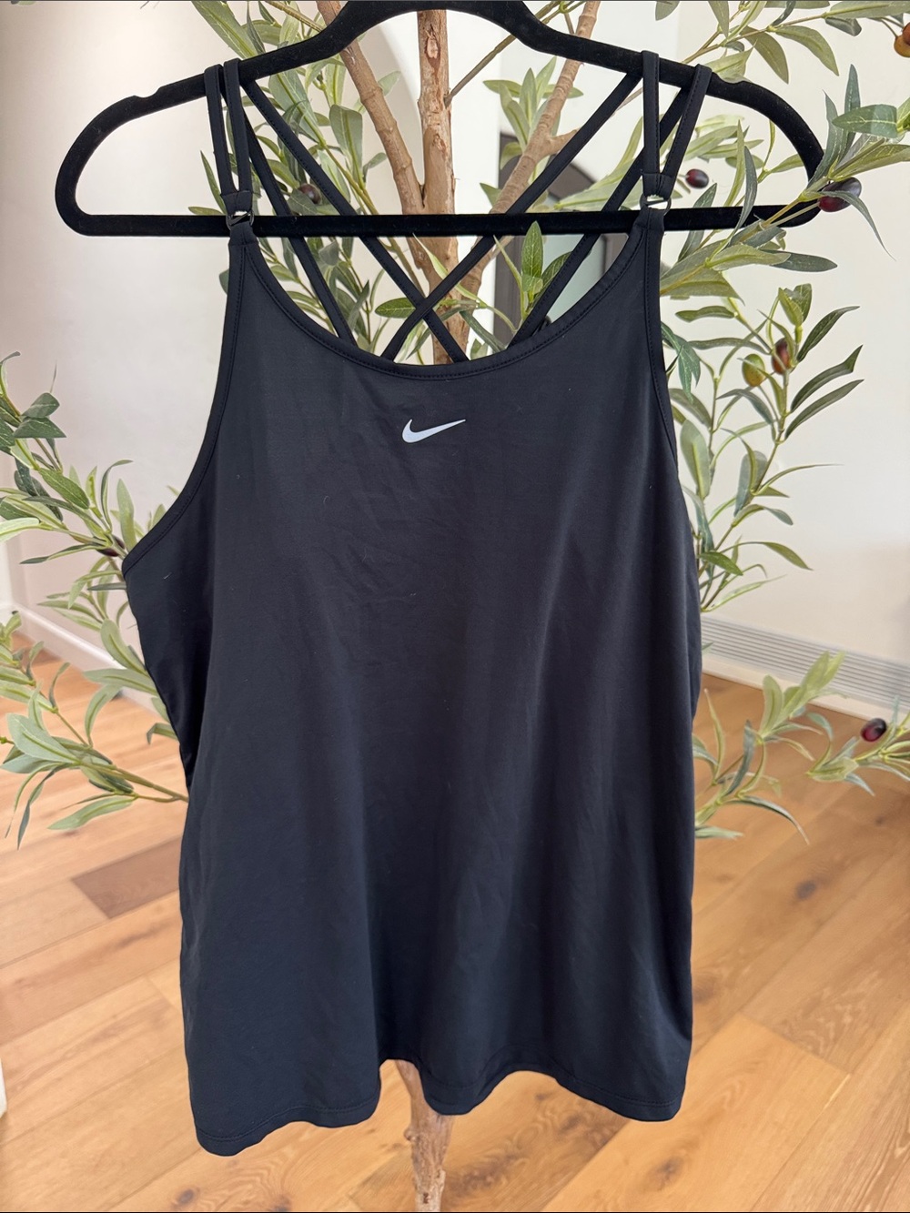 Nike Black Strappy Performance Tank Top